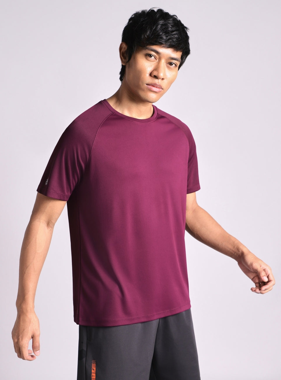 Men's Maroon Night Jogger T-shirt