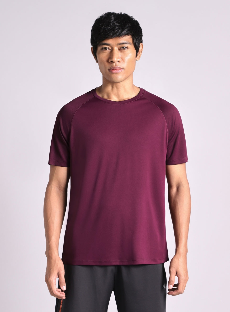 Men's Maroon Night Jogger T-shirt