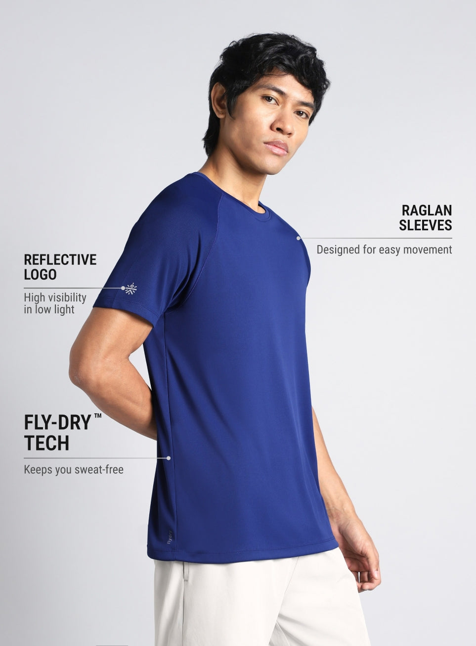 Men's Blue Night Jogger T-shirt