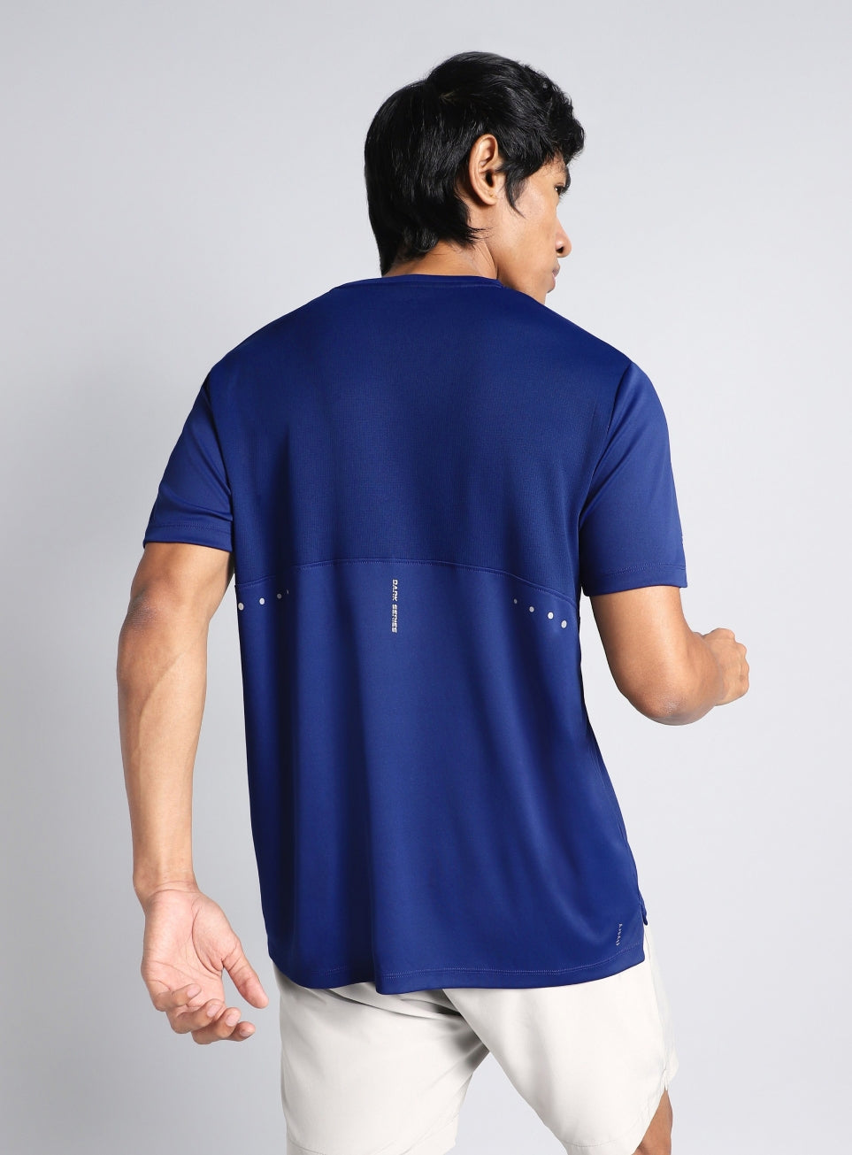 Men's Blue Night Escape Running T-shirt