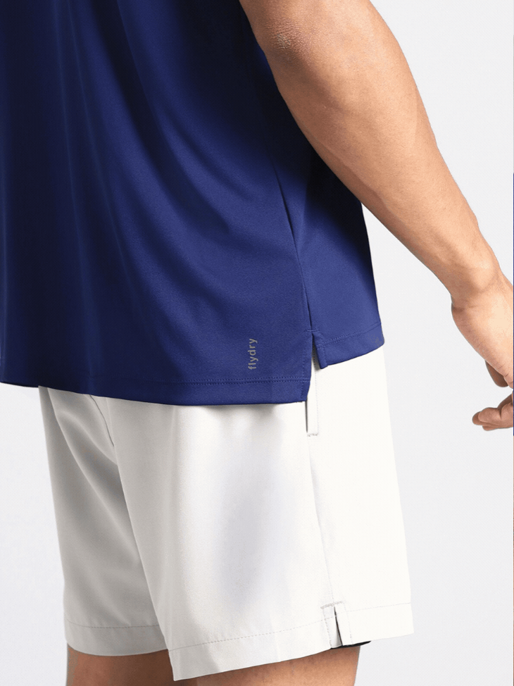 Men's Blue Night Escape Running T-shirt