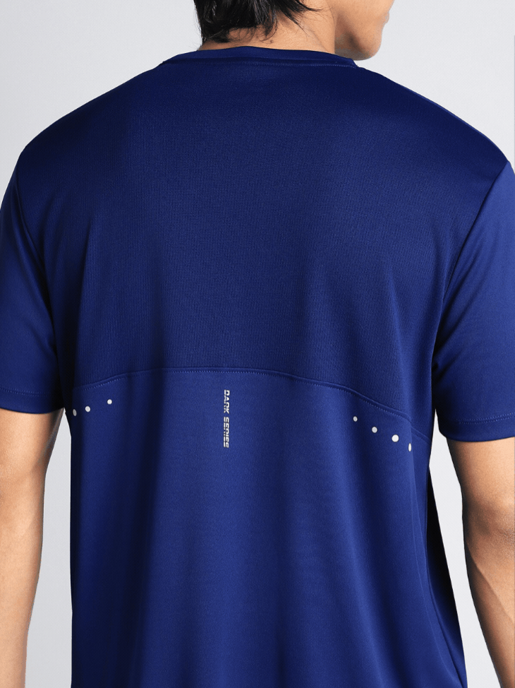 Men's Blue Night Escape Running T-shirt