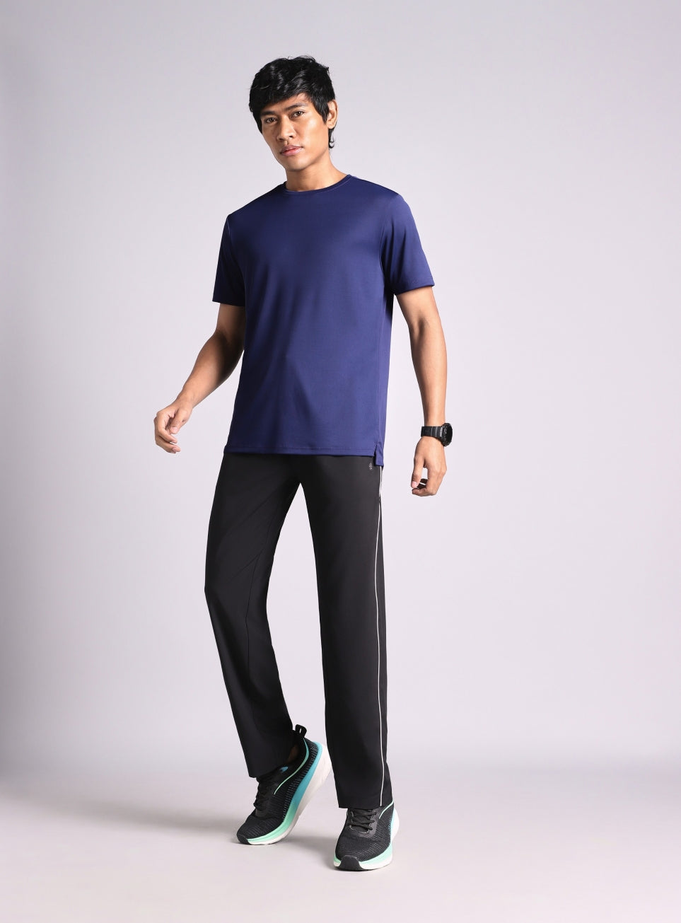 Men's Navy Afetr Dark Running T-shirt