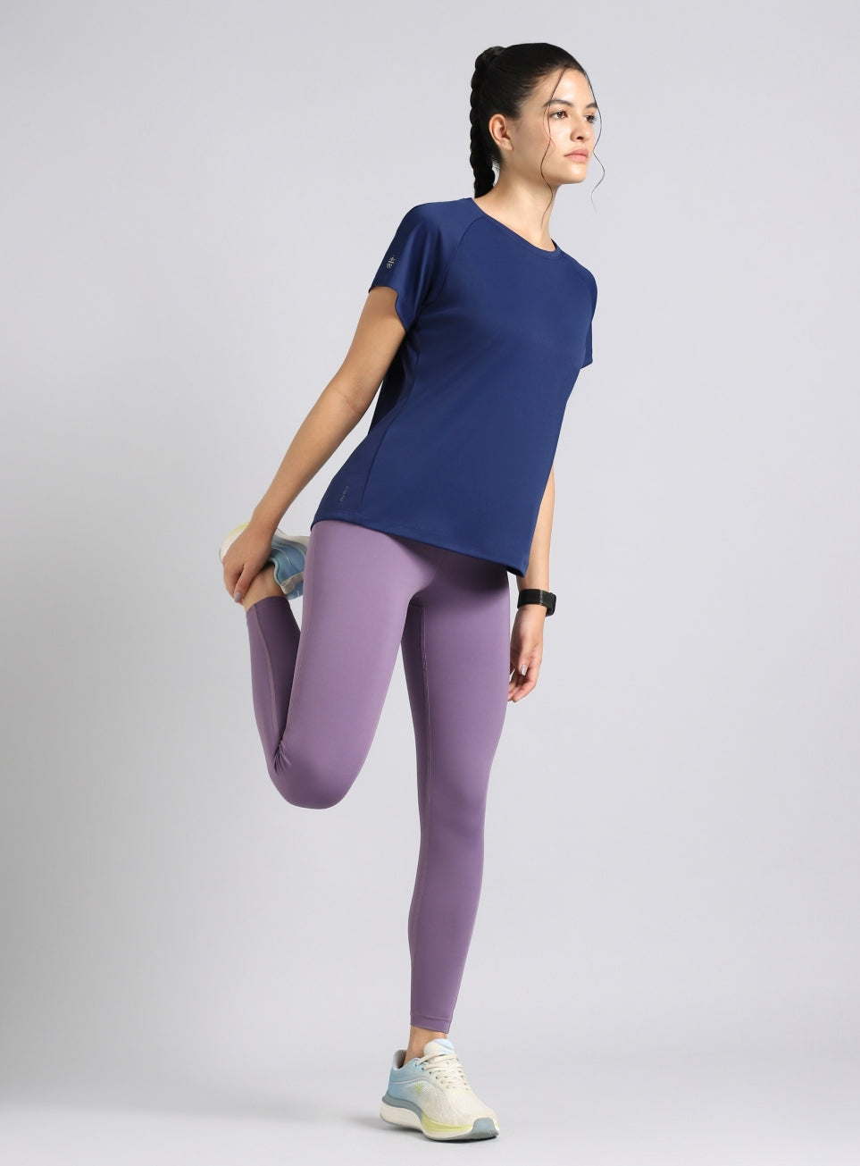 Women's Navy After Dark Running T-shirt