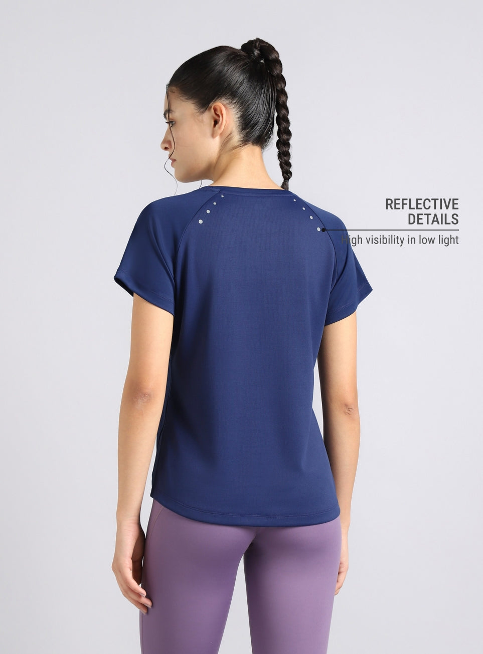 Women's Navy After Dark Running T-shirt