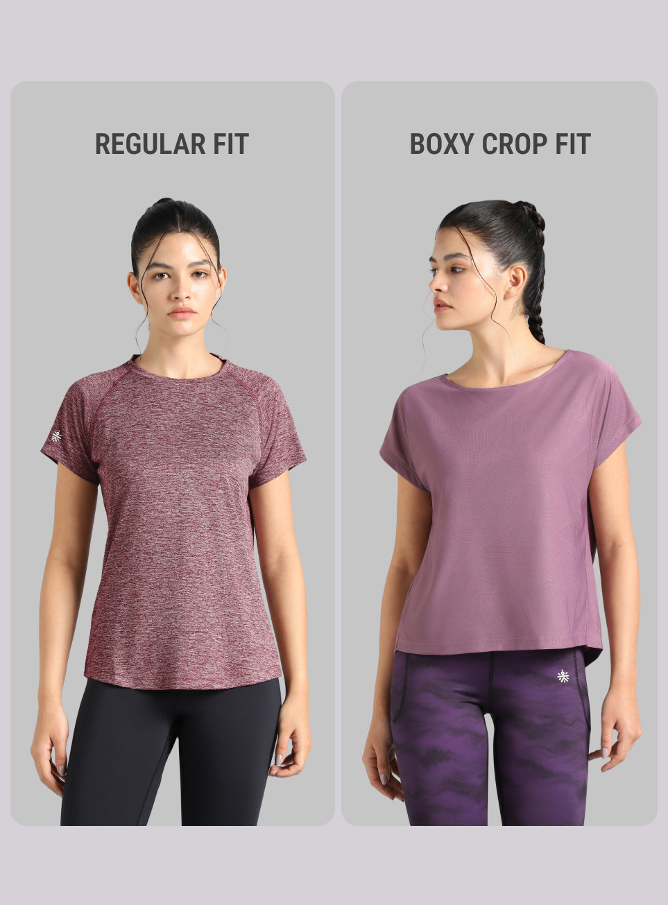 Women's Purple Premium Jacquard Knit Aqua Top