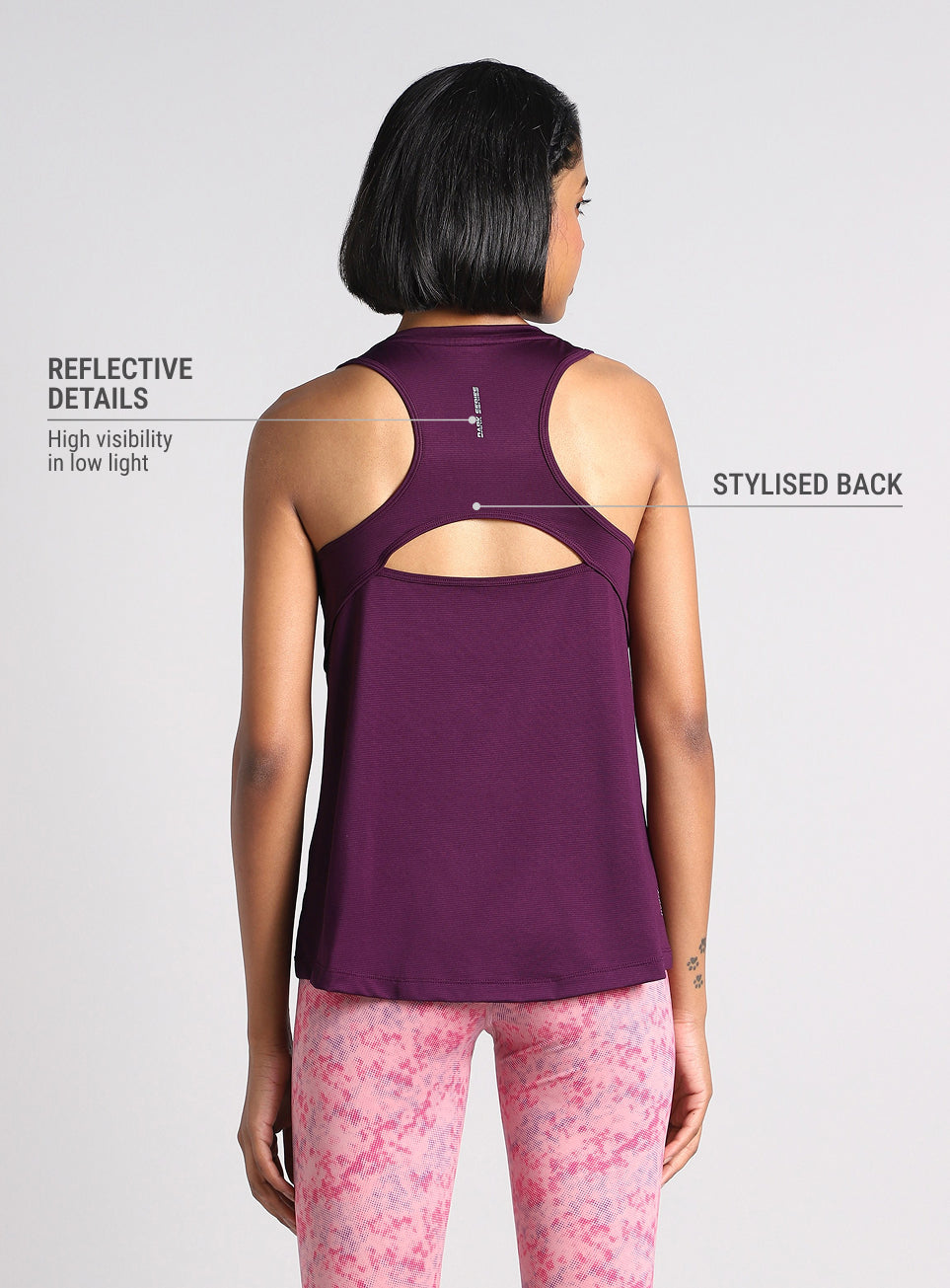 Women's Maroon Dark Series Speed Run Tank
