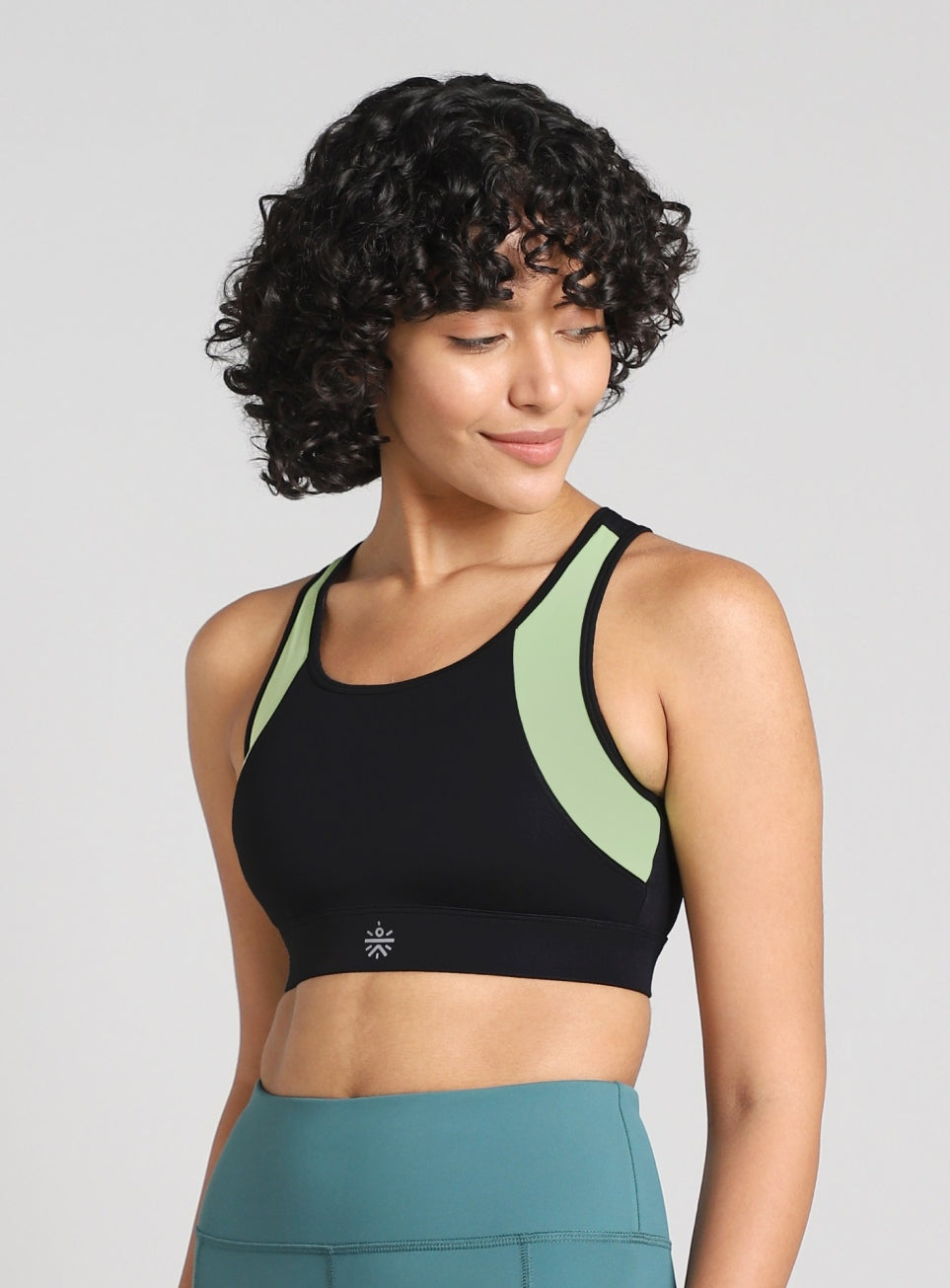 Women's Black Moonlight Runner's High Support Bra