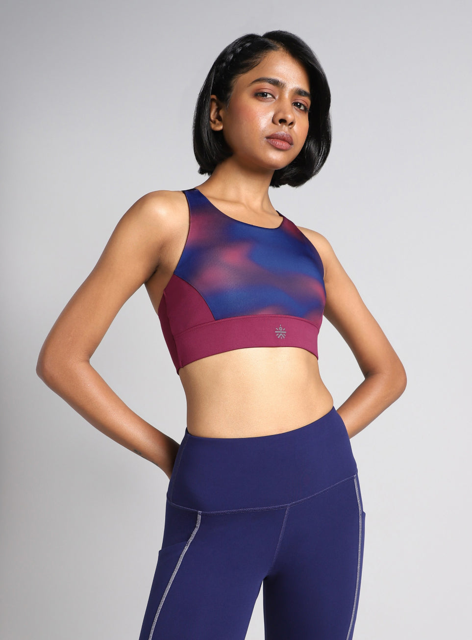 Women's Halo Print Night Run High Support Sports Bra