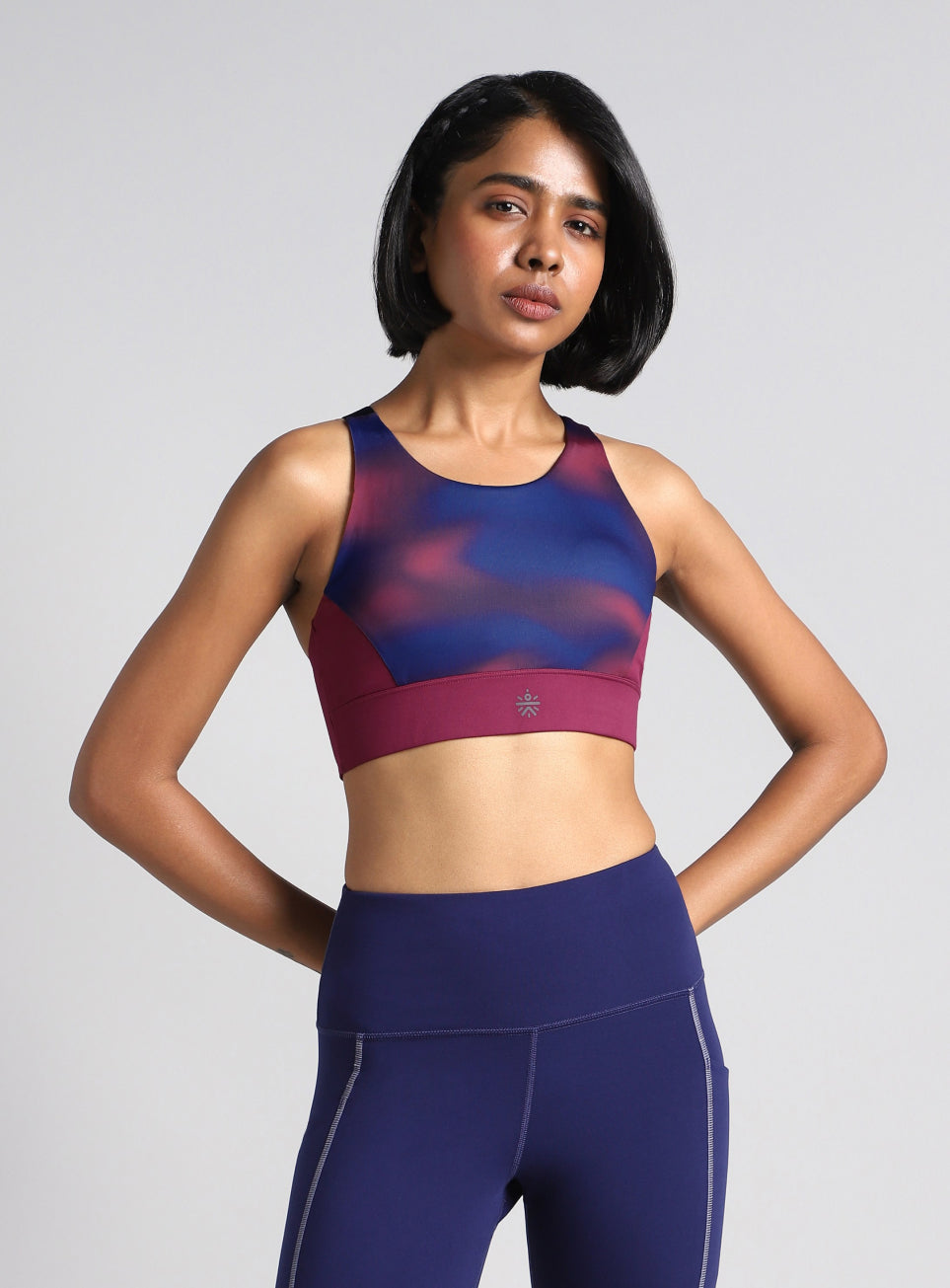 Women's Halo Print Night Run High Support Sports Bra