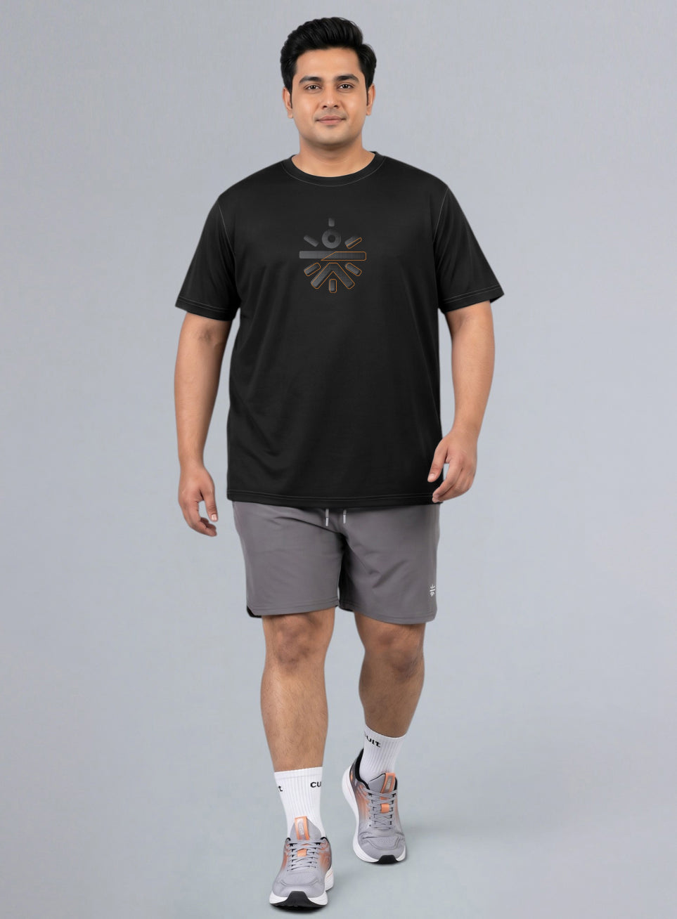 Men's Black Cult Training Essential Plus Size T-shirt