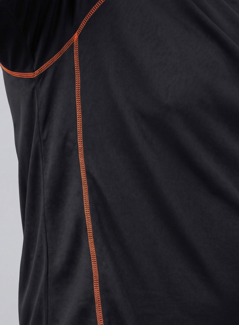 Men's Black Everyday Workout Train Plus Size T-shirt