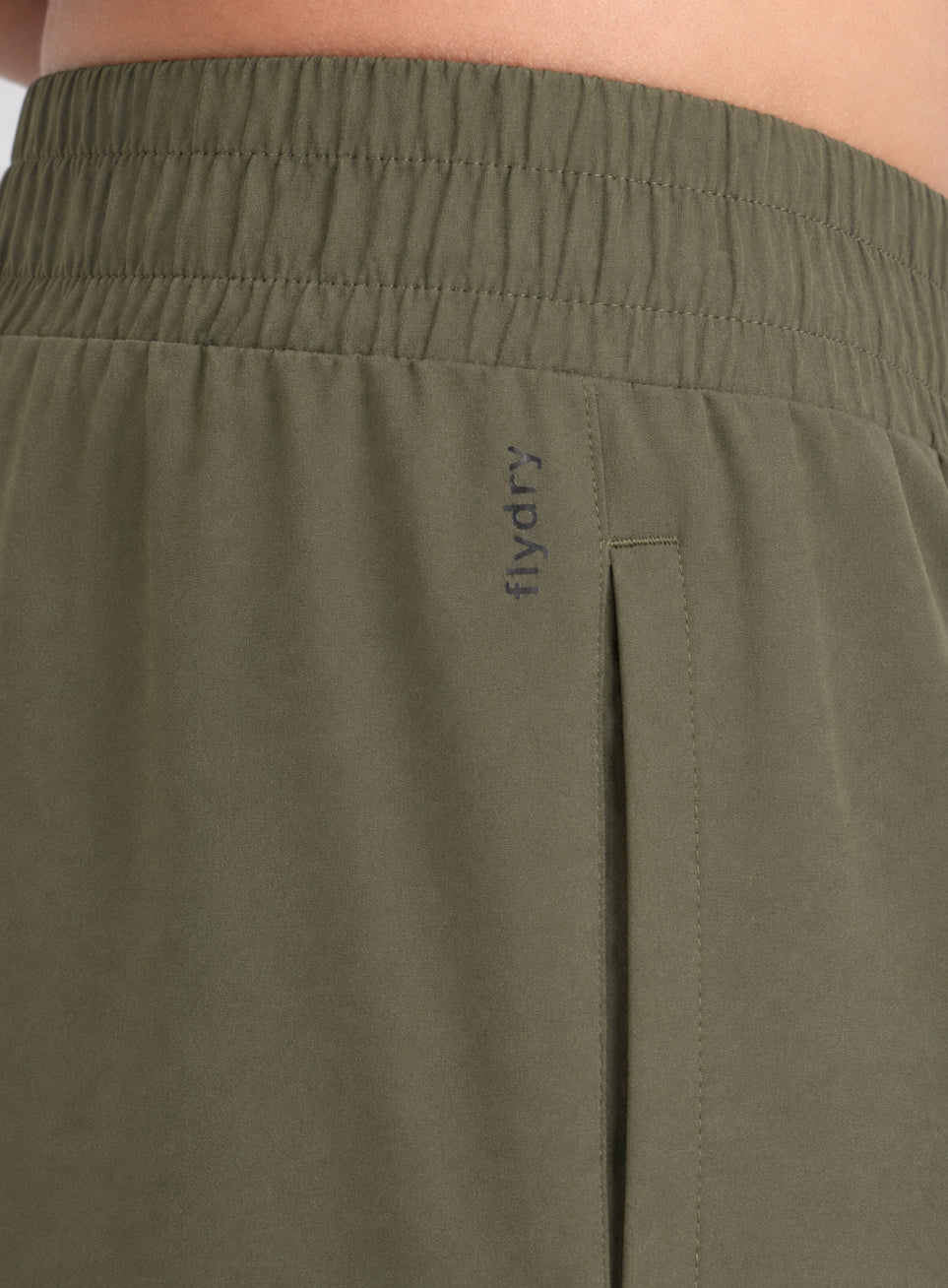 Men's Olive Power Pop Plus Size Straight Fit Trackpants
