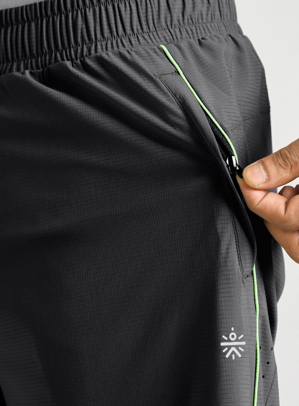 Men's Black Air Flex Plus Size Training Shorts