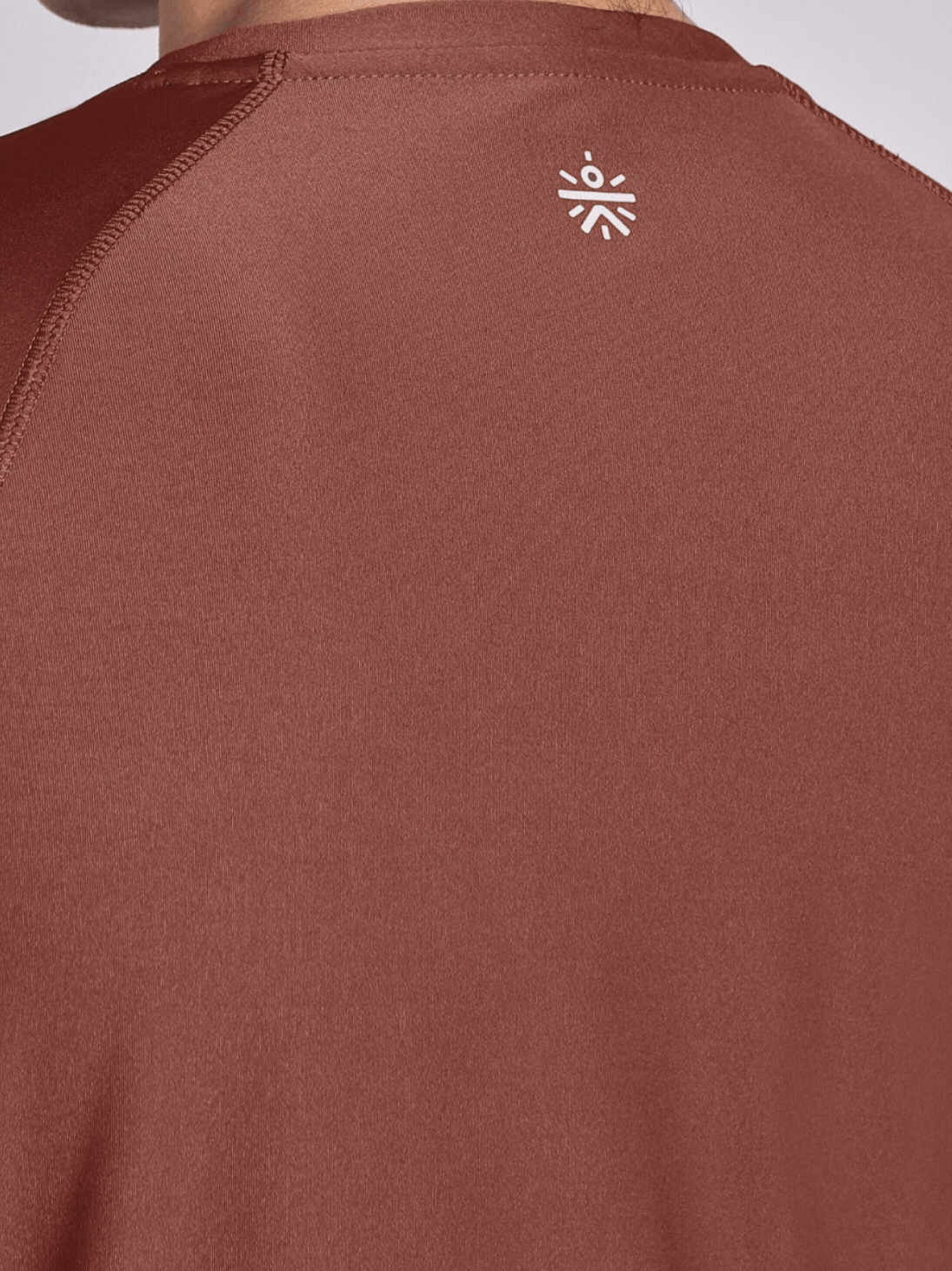 Men's Brown Base Layer Run Full Sleeve T-shirt