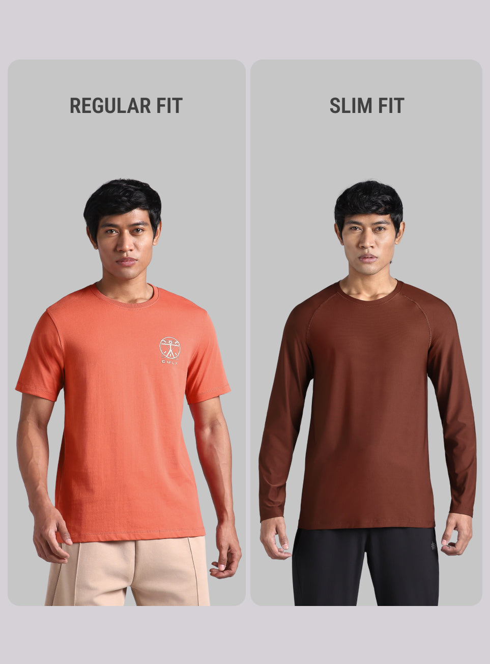Men's Brown Base Layer Run Full Sleeve T-shirt