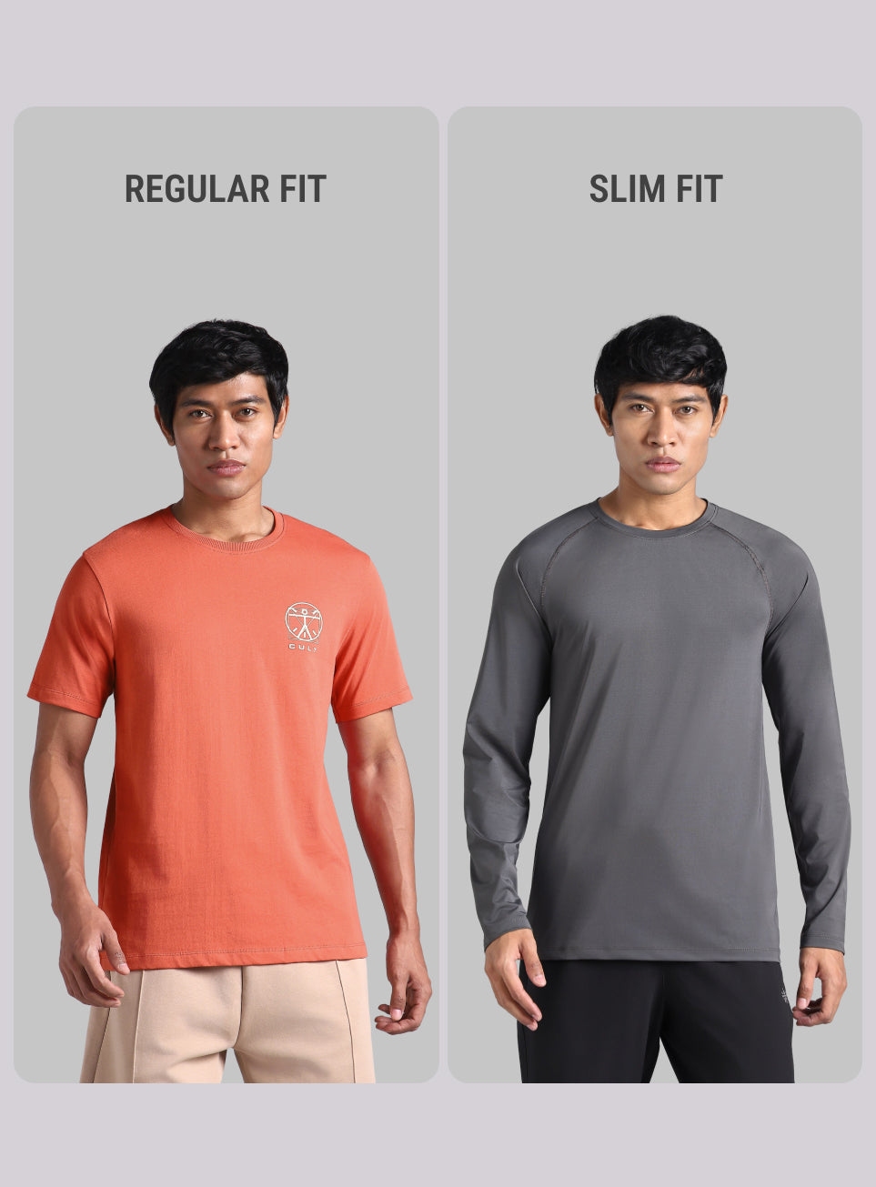 Men's Grey Base Layer Run Full Sleeve T-shirt