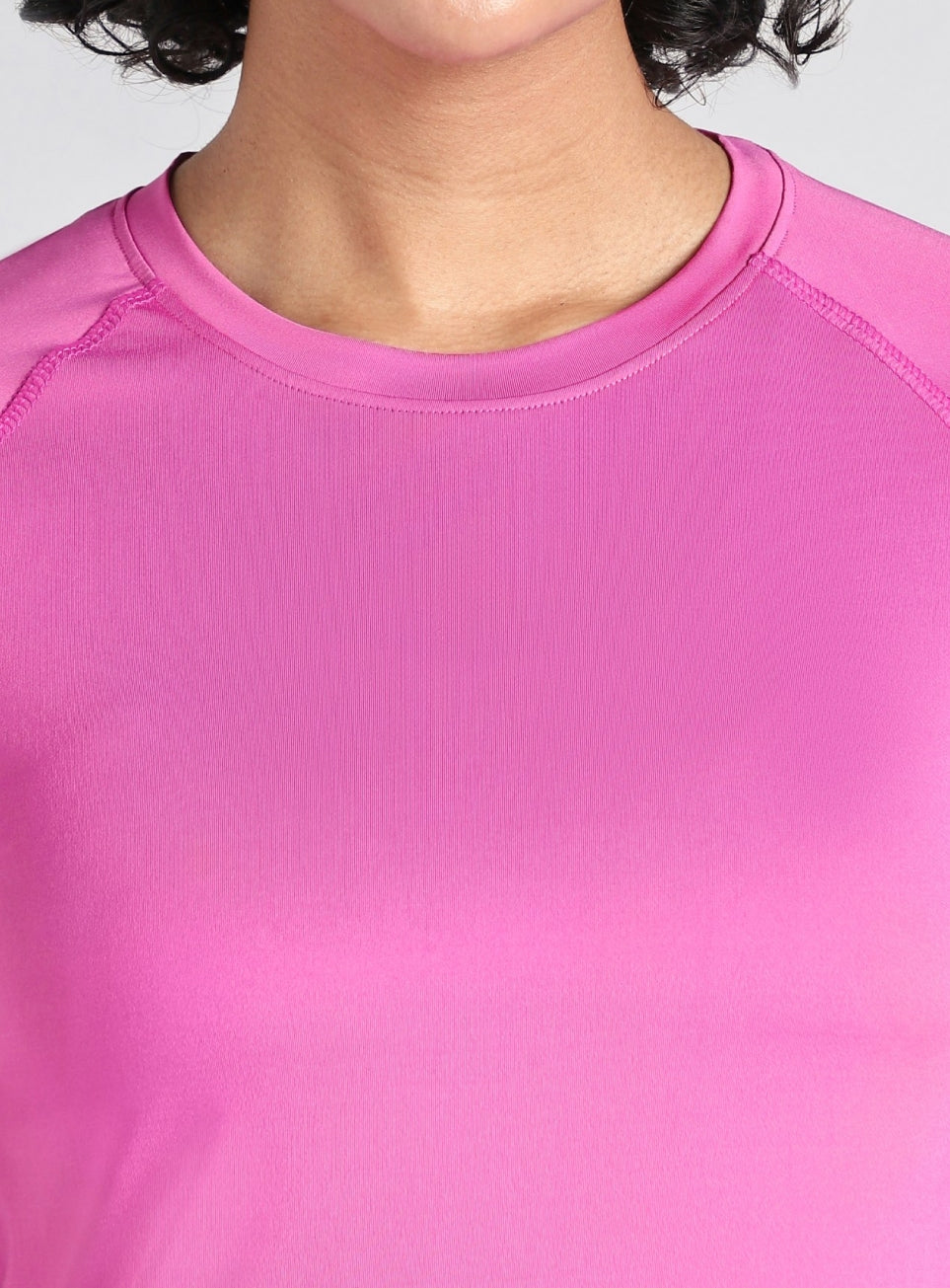 Women's Base Layer Pink Compression Running Top