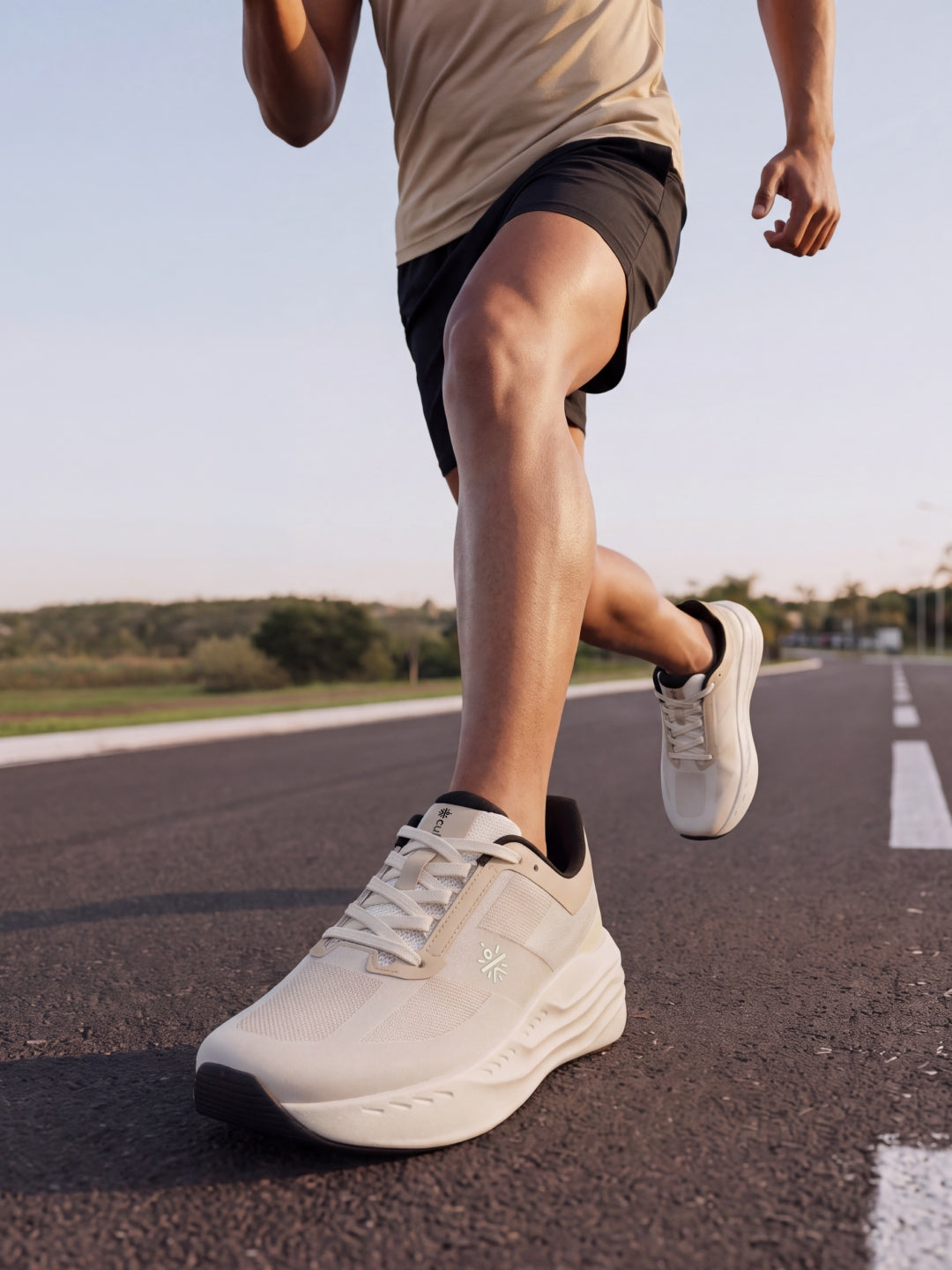 cult Men's BYOND Pro Running Shoes - Beige