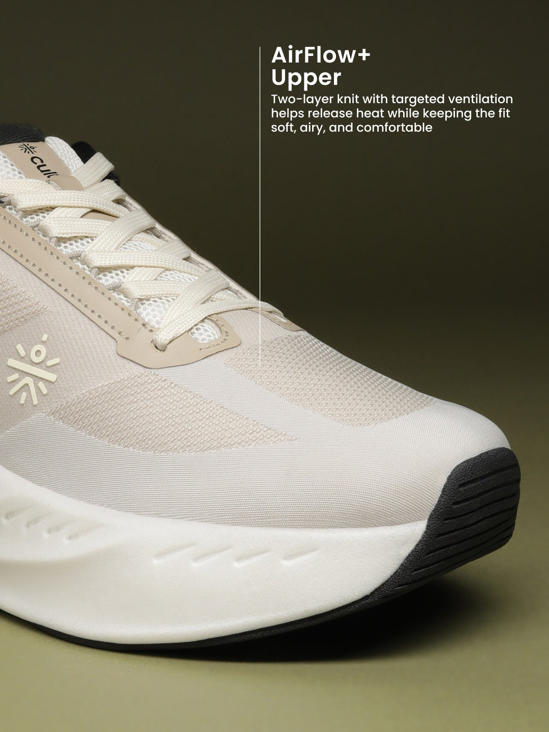 cult Men's BYOND Pro Running Shoes - Beige