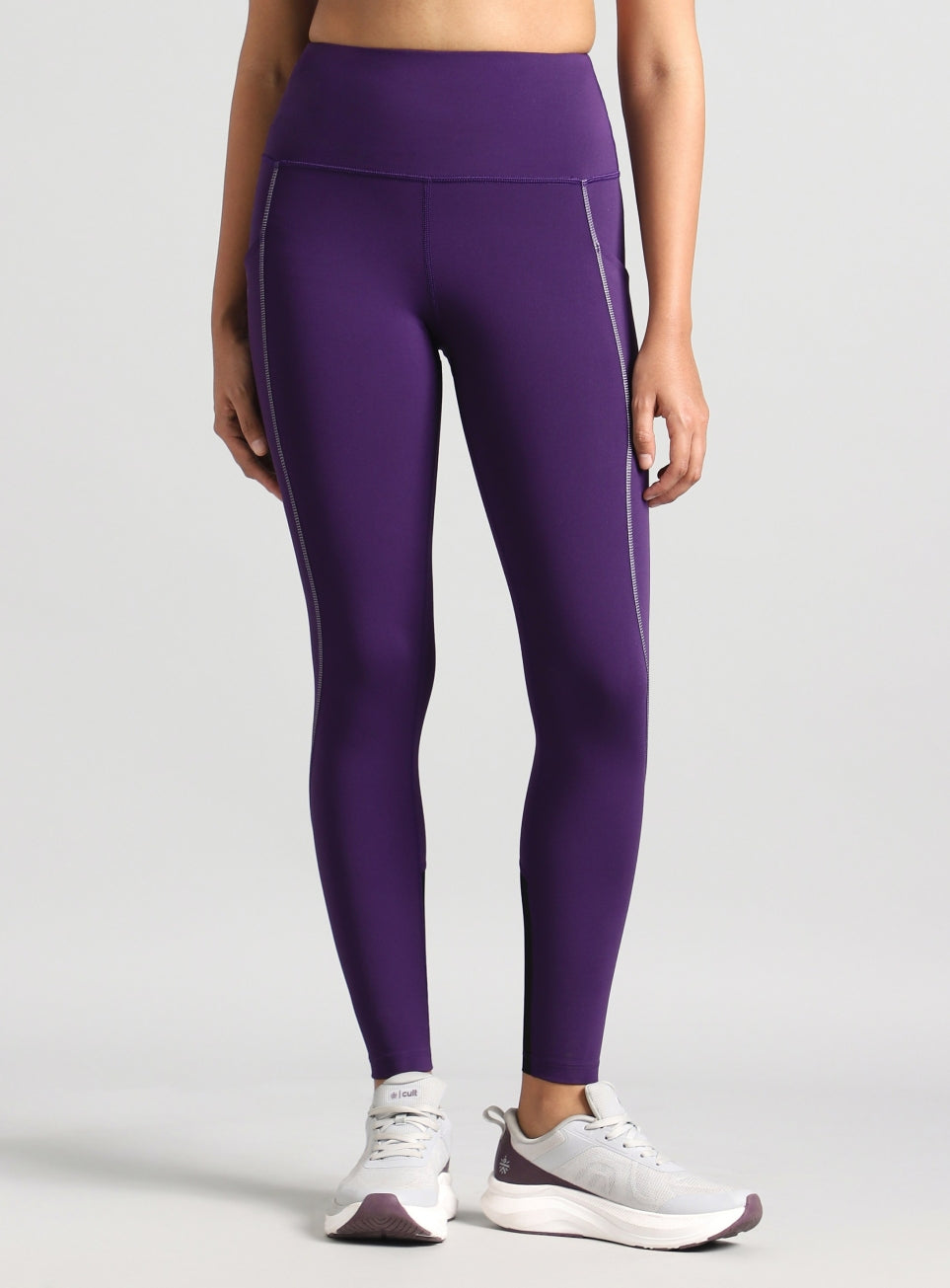 Women's Purple Hyper Vent Running COMFlex Tights