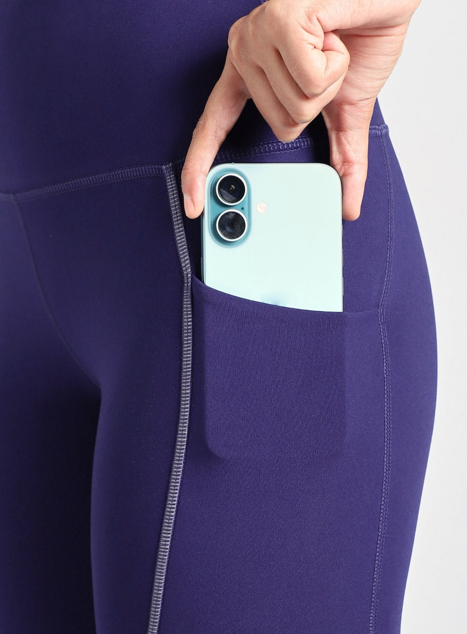 Women's Blue Hyper Vent Running COMFlex Tights