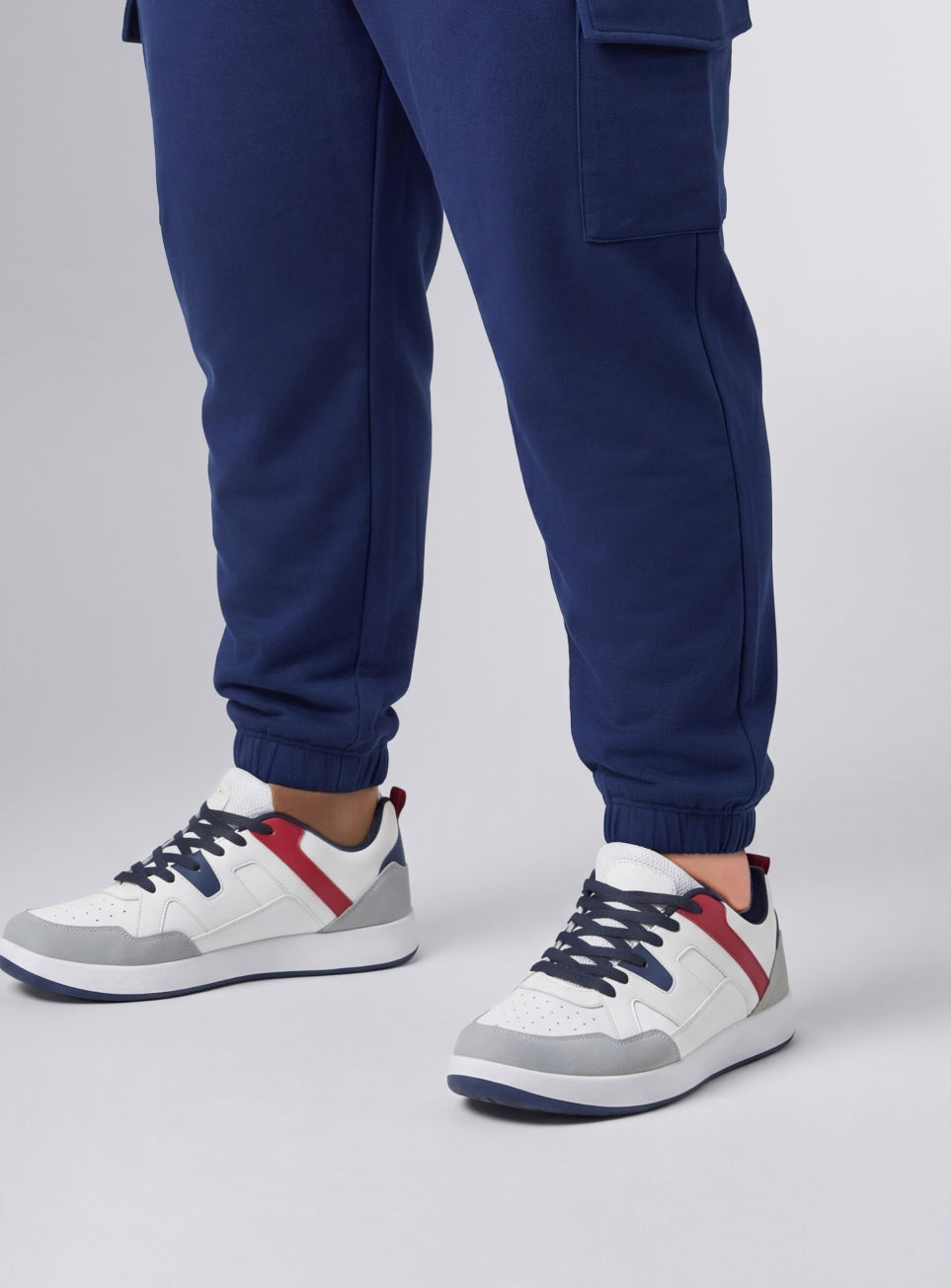 Men's Navy Move All Day Plus Size Cargo Joggers