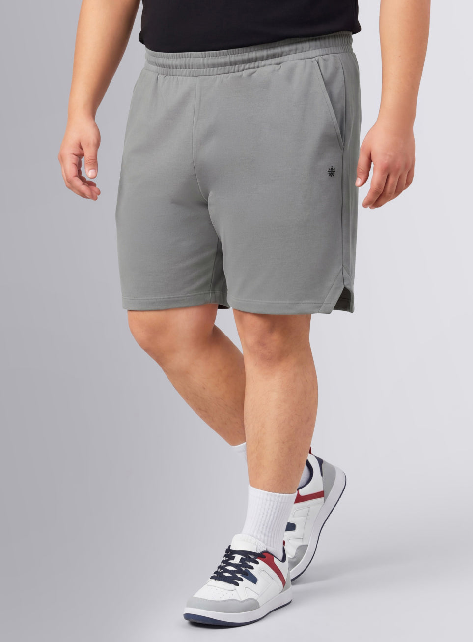 Men's Grey Move All Day Plus Size Shorts