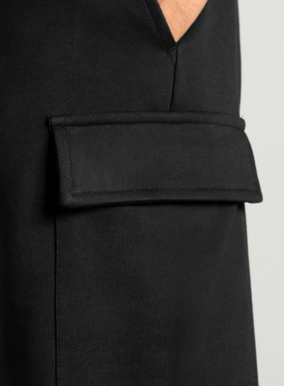 Men's Black Move all Day Plus Size Cargo Shorts