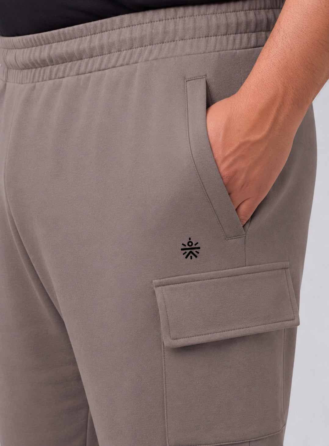 Men's Brown Move All Day Plus Size Cargo Shorts