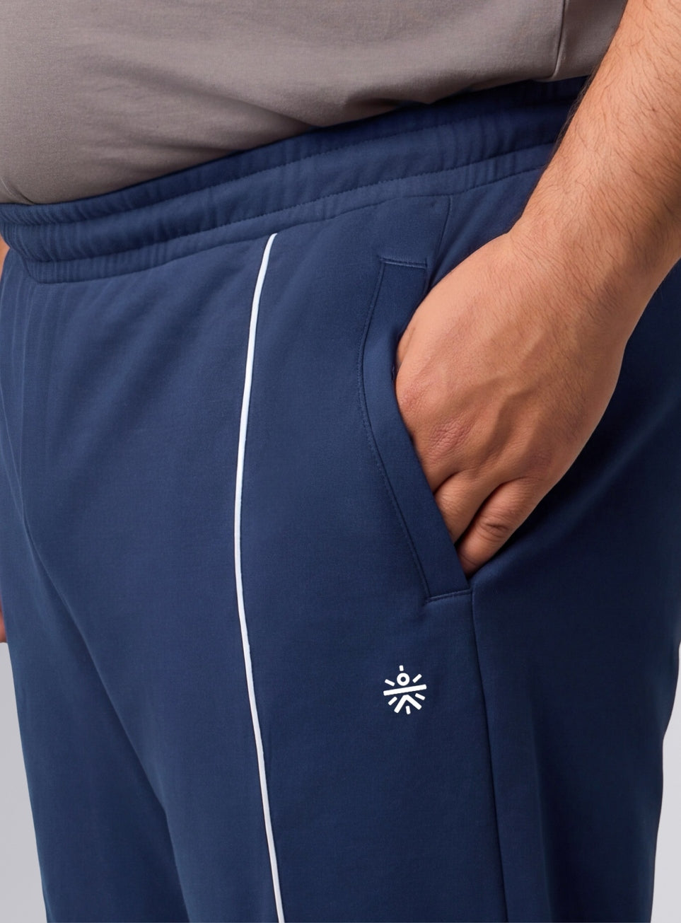 Men's Navy Beyond Play Plus Size Trackpants