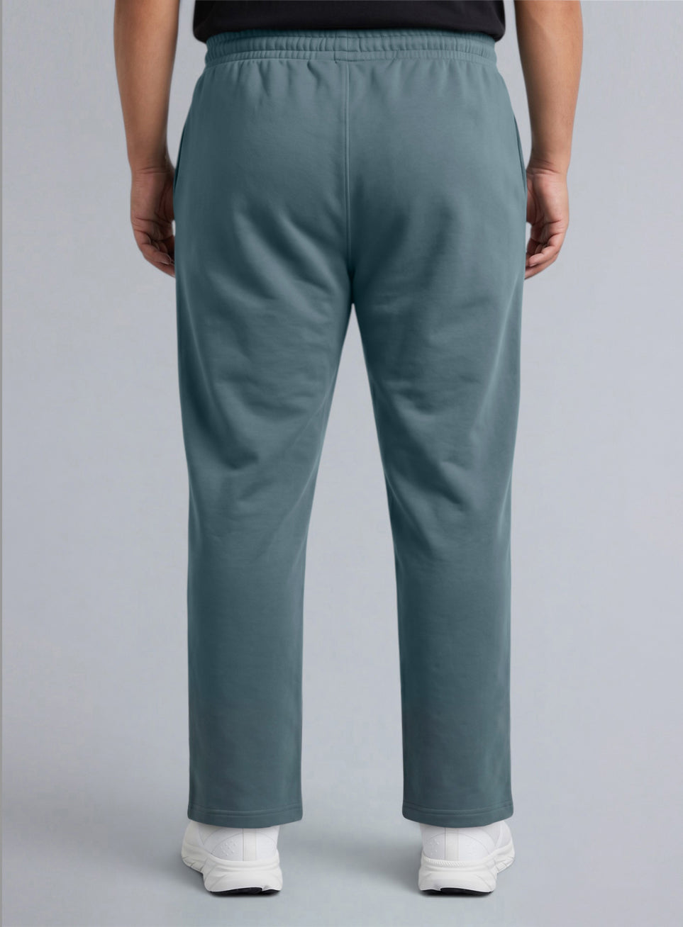 Men's Blue All Day Play Plus Size Straight Fit Trackpants
