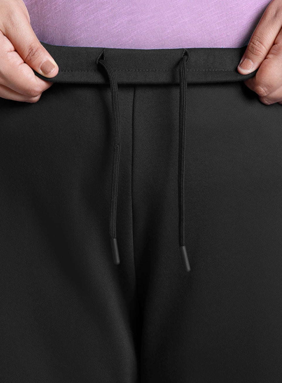 Women's Black Plus Size Utility Joggers