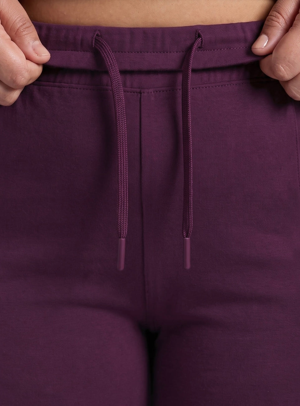 Women's Pink Plus Size Everyday Cotton Trackpants