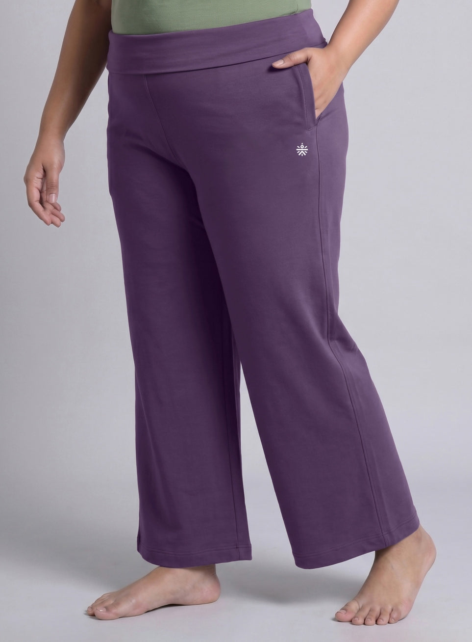 Women's Purple Flow Yoga plus size Pants