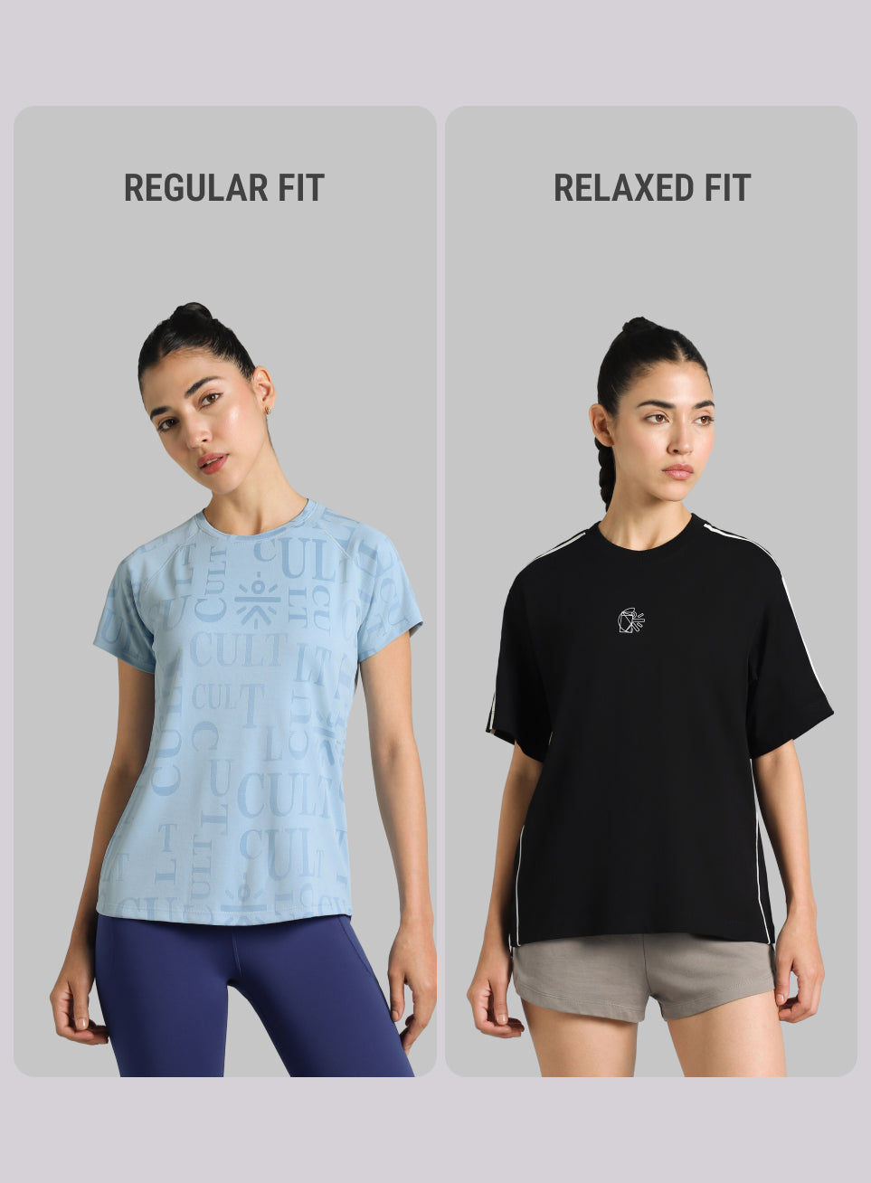 Women's Black Cult Logomania Print Relaxed Fit T-shirt