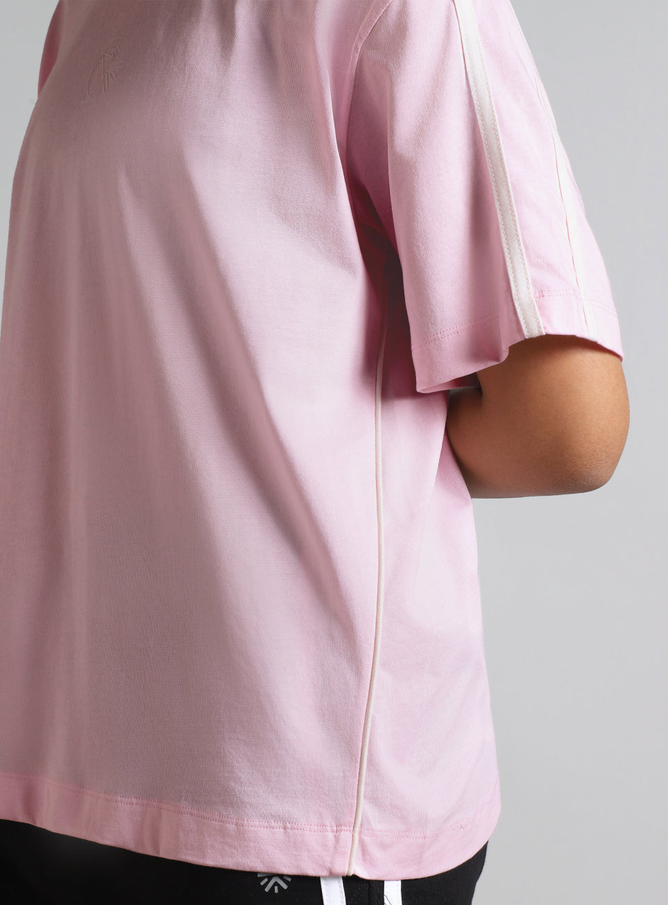 Women's Pink Cult Logomania Print Relaxed Fit T-shirt