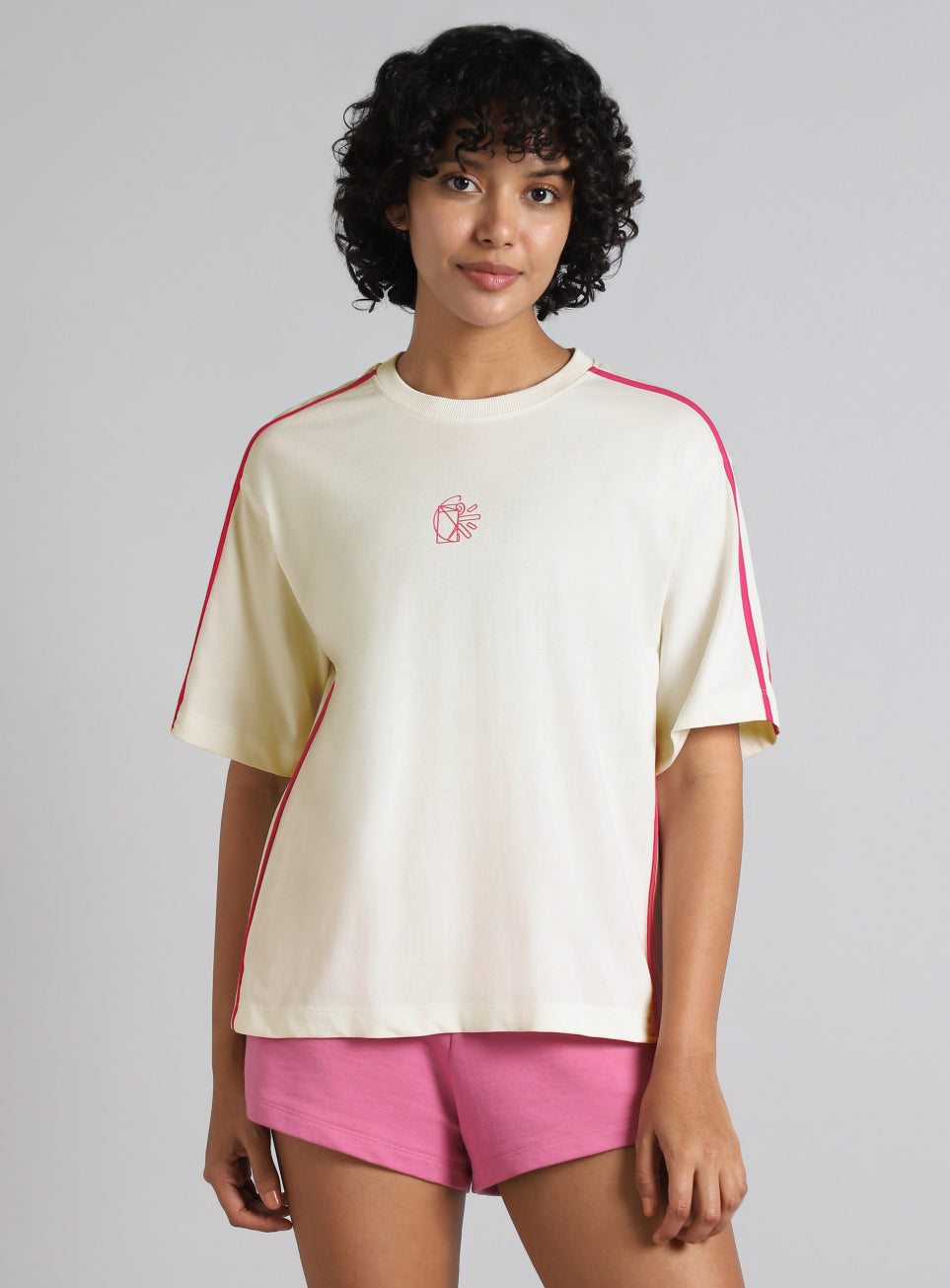 Women's Off White Cult Logomania Print Relaxed Fit T-shirt
