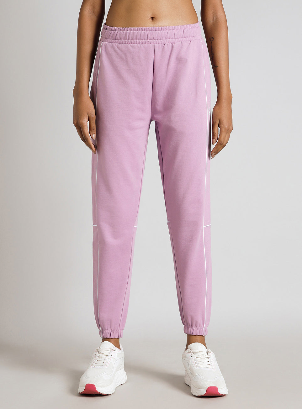 Women's Pink Panel Highlight Joggers