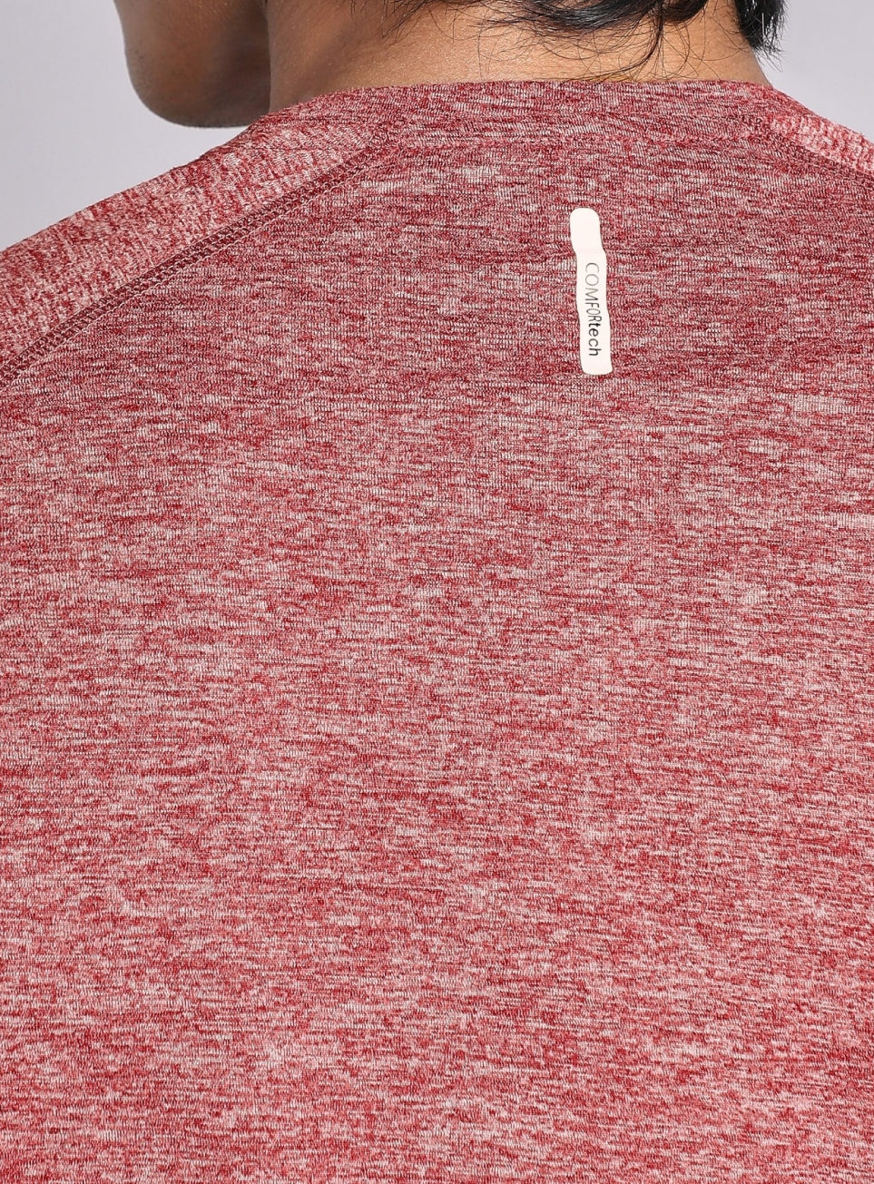 Men's Maroon Active Day COMFORtech Full Sleeve T-Shirt