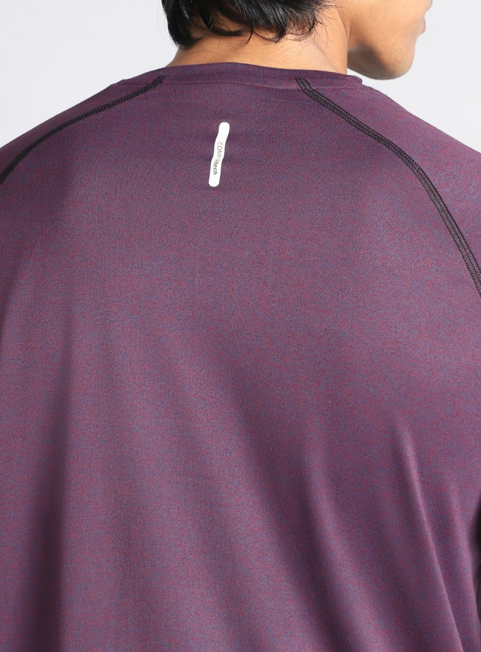 Men's Purple Active Day COMFORtech Full Sleeve T-shirt