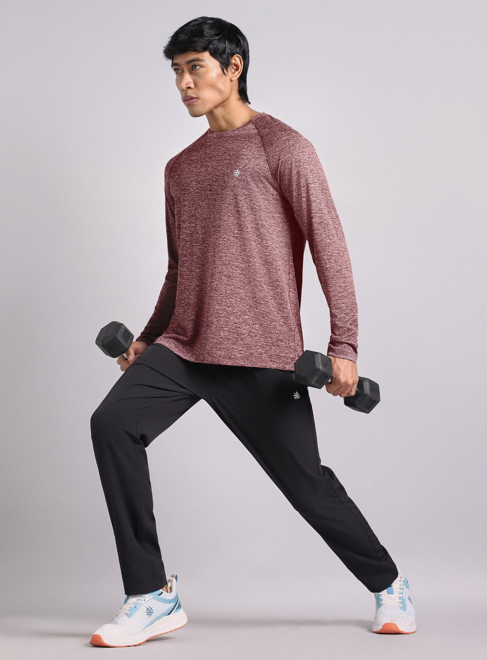 Men's Plum Active Day COMFORtech Full Sleeve T-Shirt