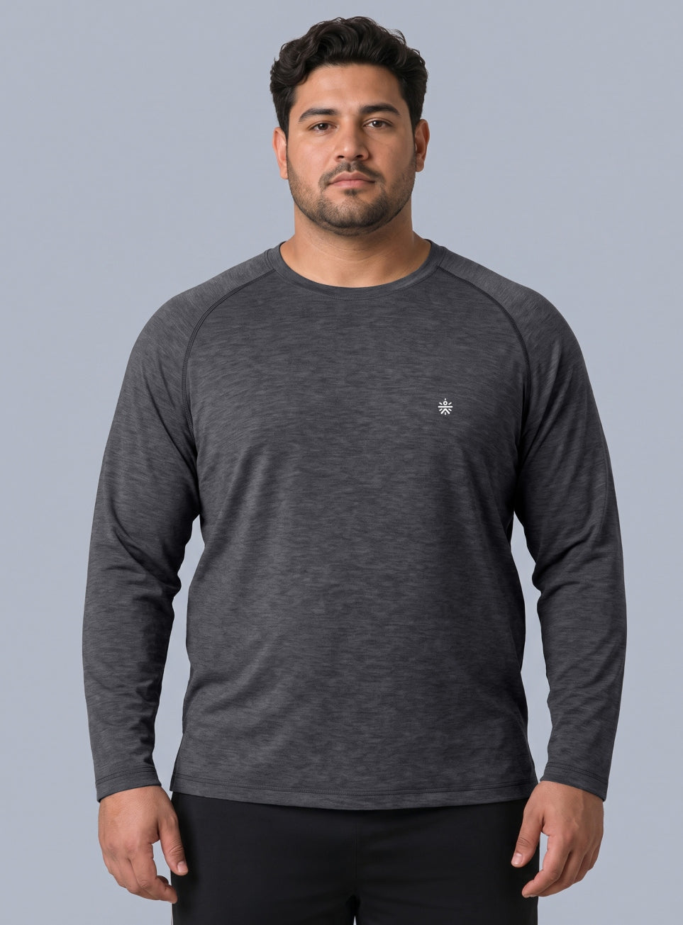 Men's Dark Grey Training Essential COMFORtech Plus Size T-shirt