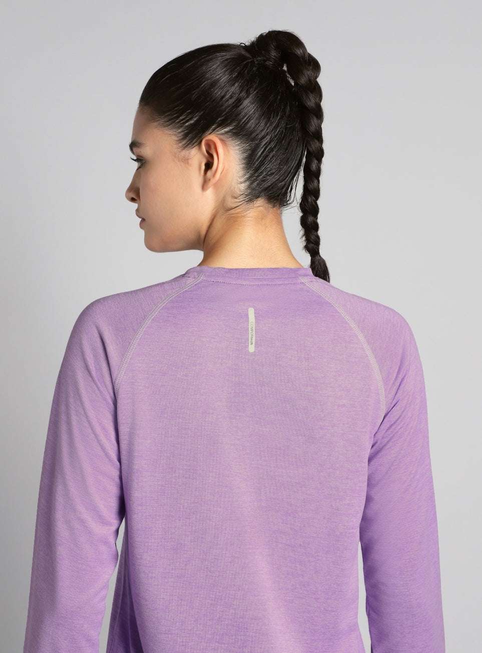 Women's Purple Active Day COMFORtech Full Sleeve T-shirt