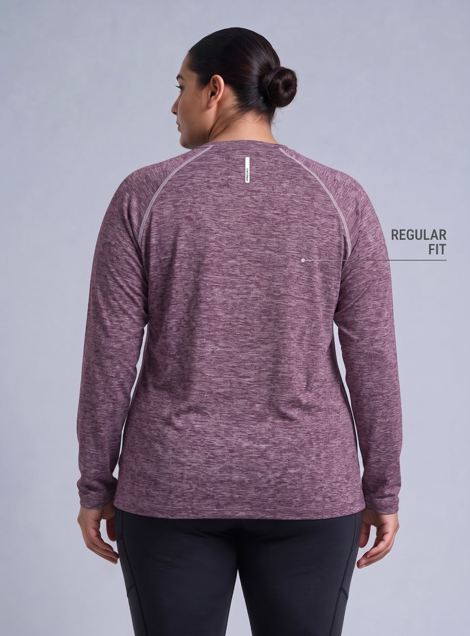 Women's Plum Training Full Sleeve Plus Size COMFORtech T-shirt