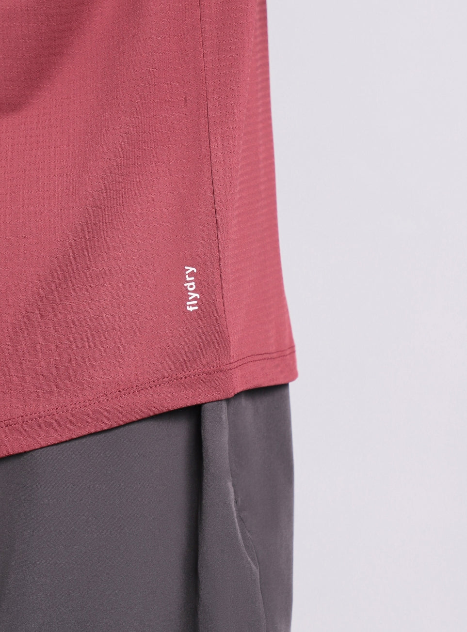 Men's Maroon HIIT Training Form Full Sleeve T-shirt