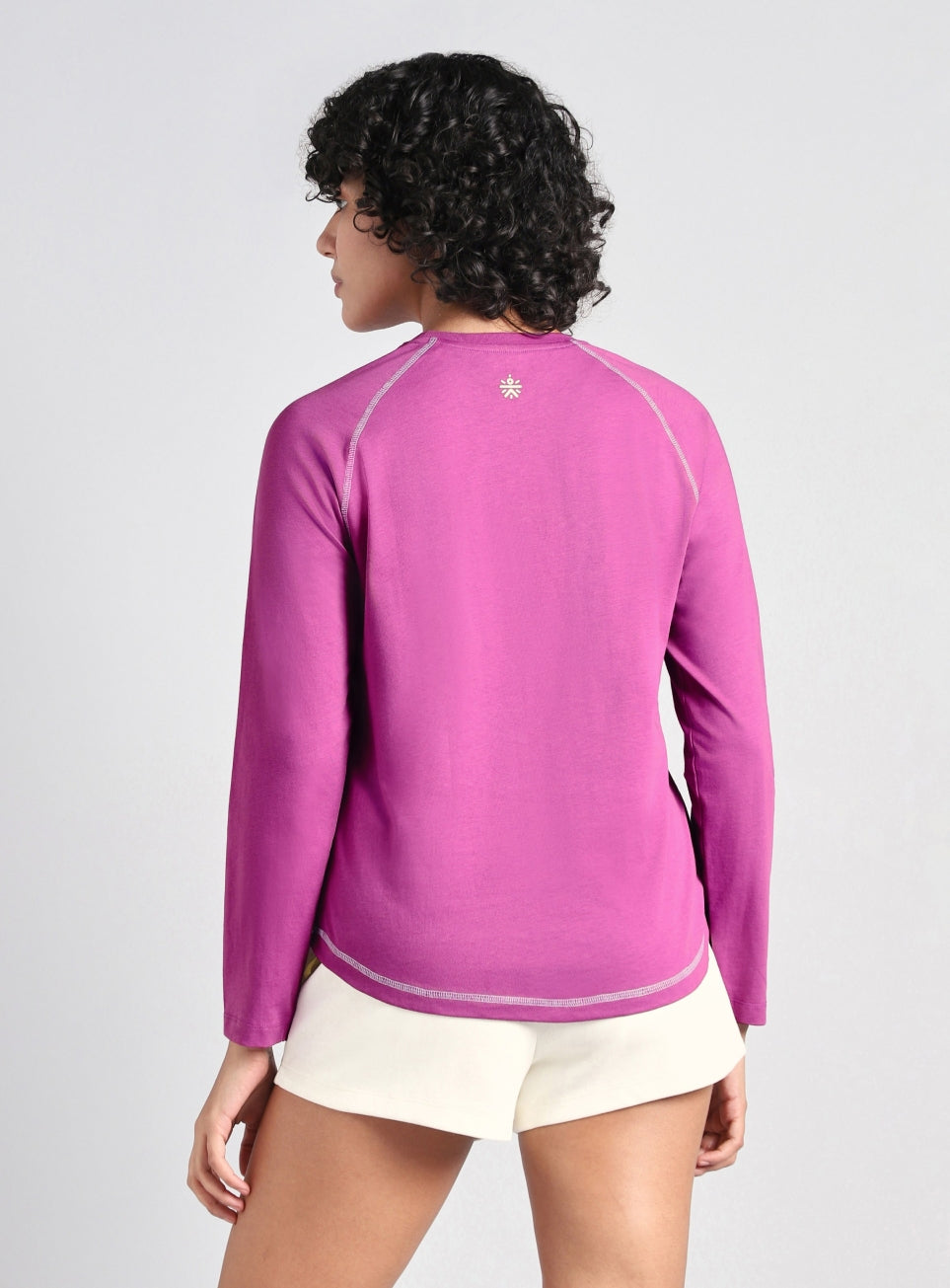 Women's Pink Play Mode Full Sleeve T-shirt