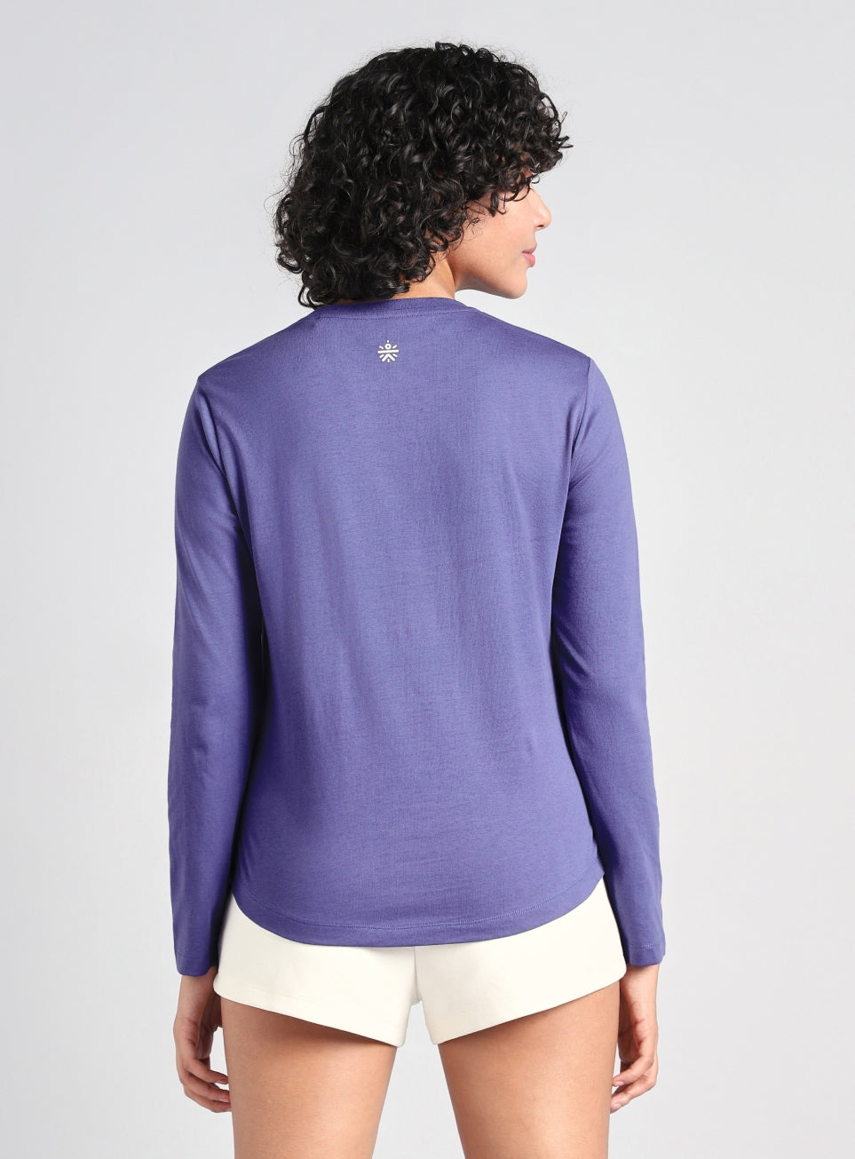 Women's Blue Rhythm and Move Print Fullsleeve T-shirt