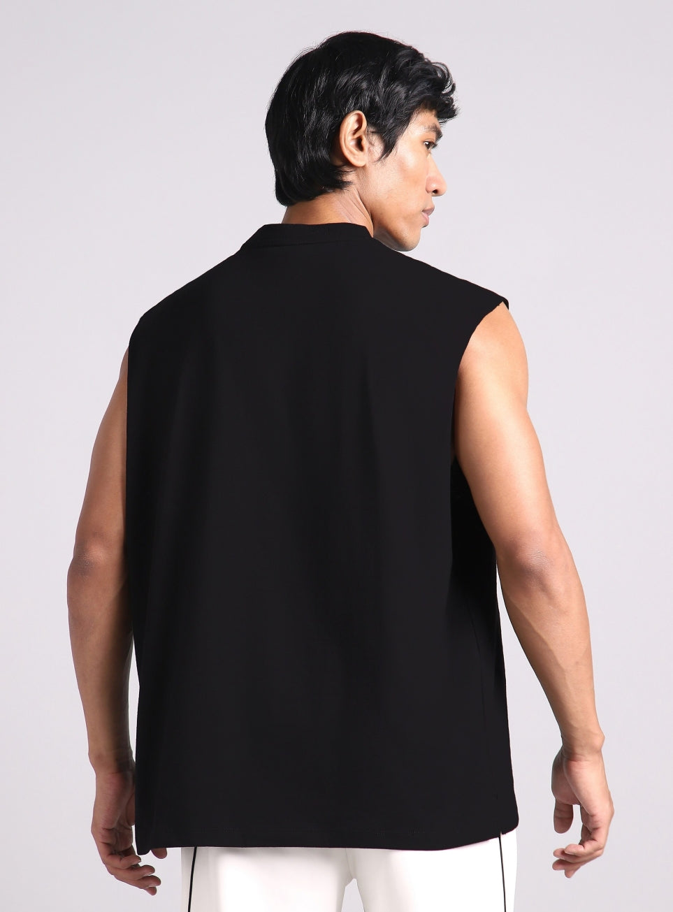 Men's Black Ring Warrior Boxing Relaxed Fit Tank