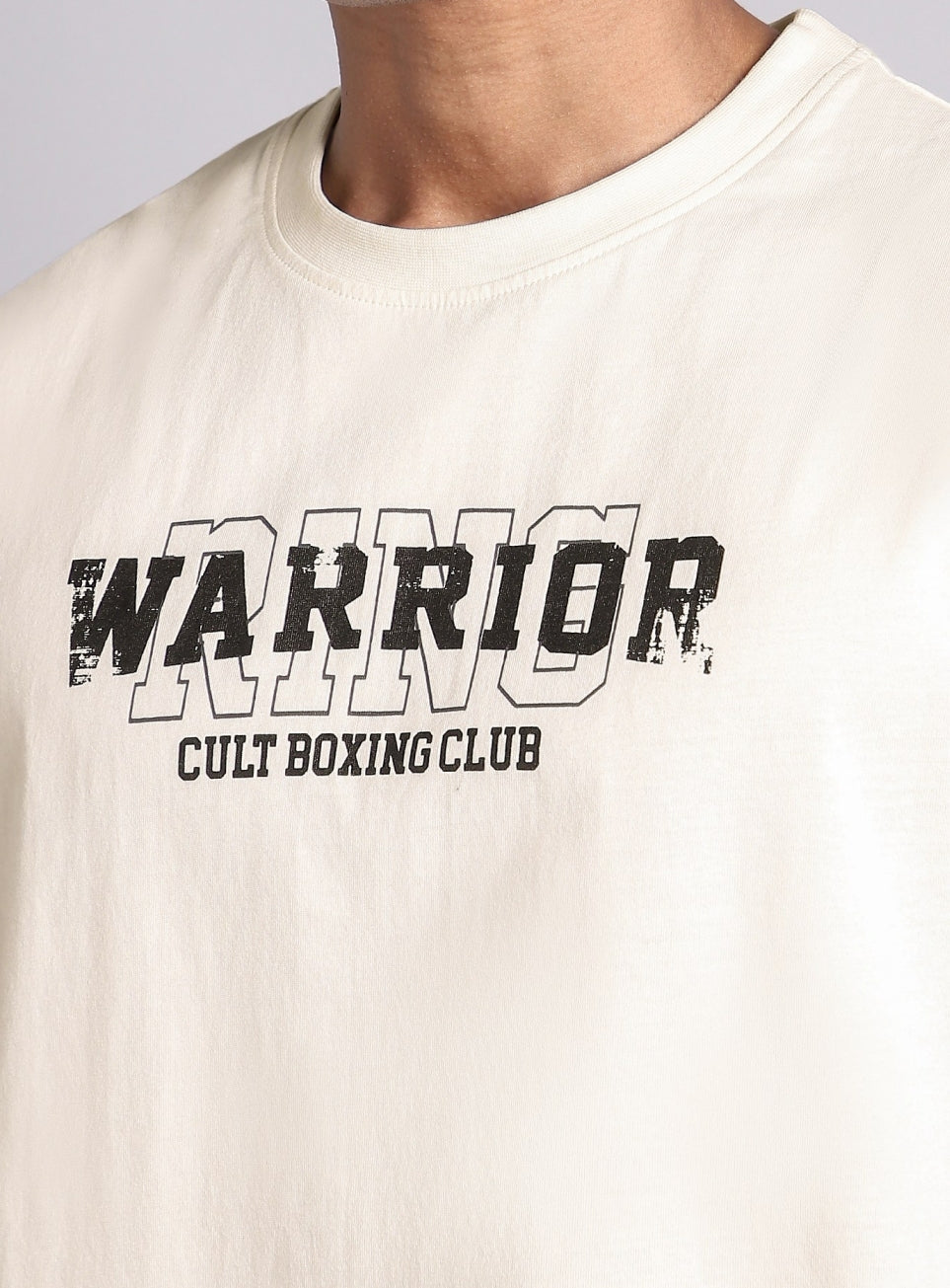 Men's White Ring Warrior Boxing Relaxed Fit Tank